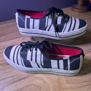 Kate Spade Monochrome Lace-Up Sneakers